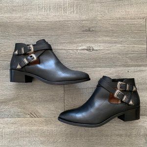 NEW Frye Chelsea Boots "Ray Western Shootie" Black